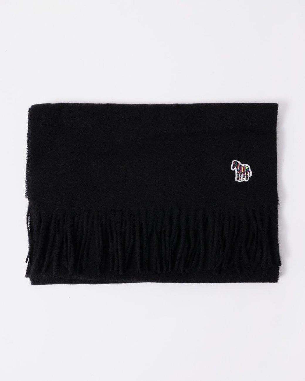Paul Smith Black Zebra Scarf for men