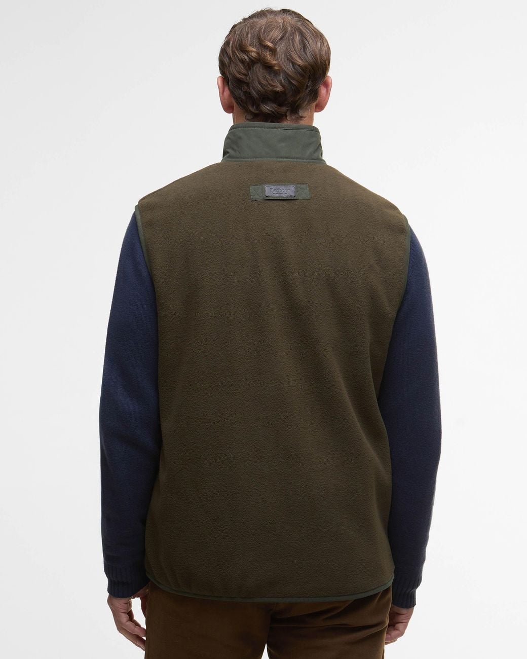 Barbour Black Lowich Fleece Gilet for men