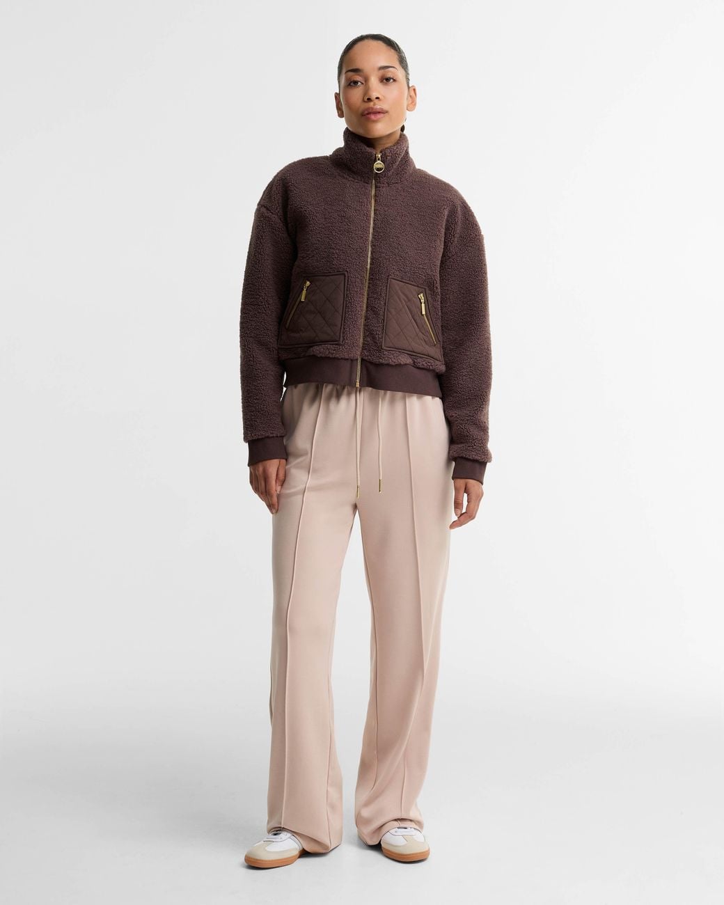 Barbour Brown Gea Fleece