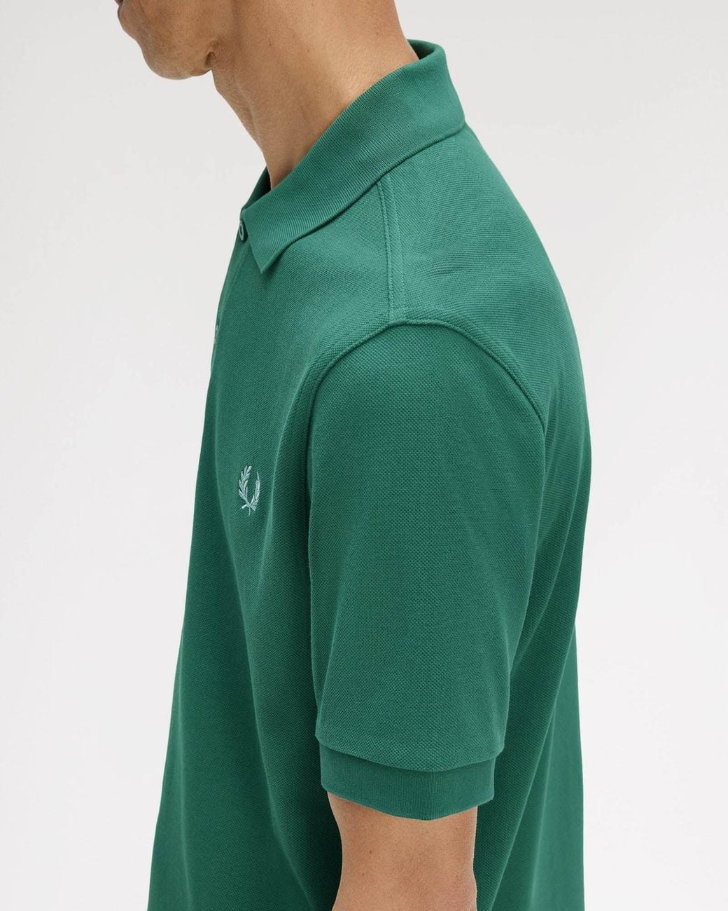 Fred Perry Green Plain Signature Polo Shirt for men