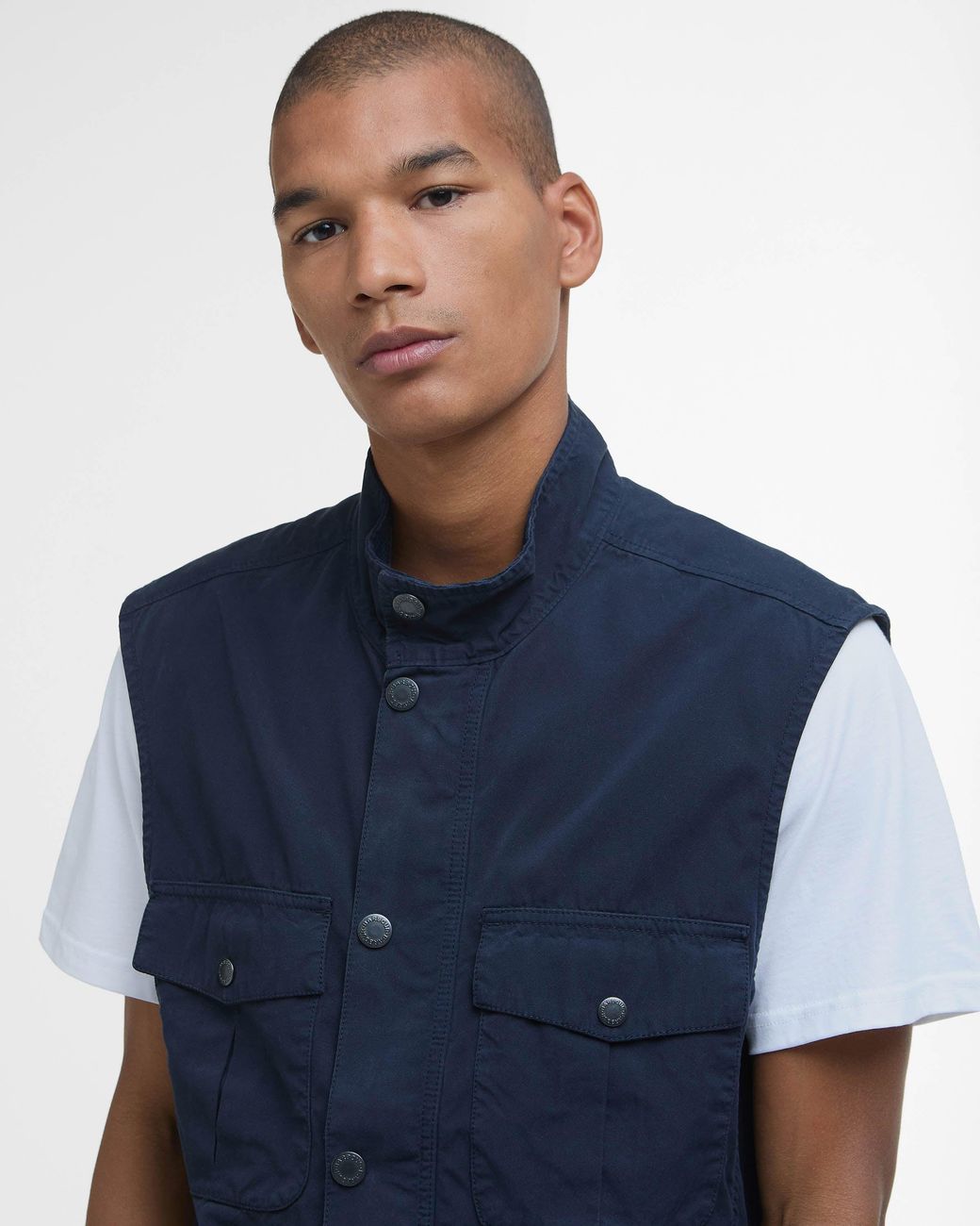 Barbour Blue Corbridge Casual Gilet for men