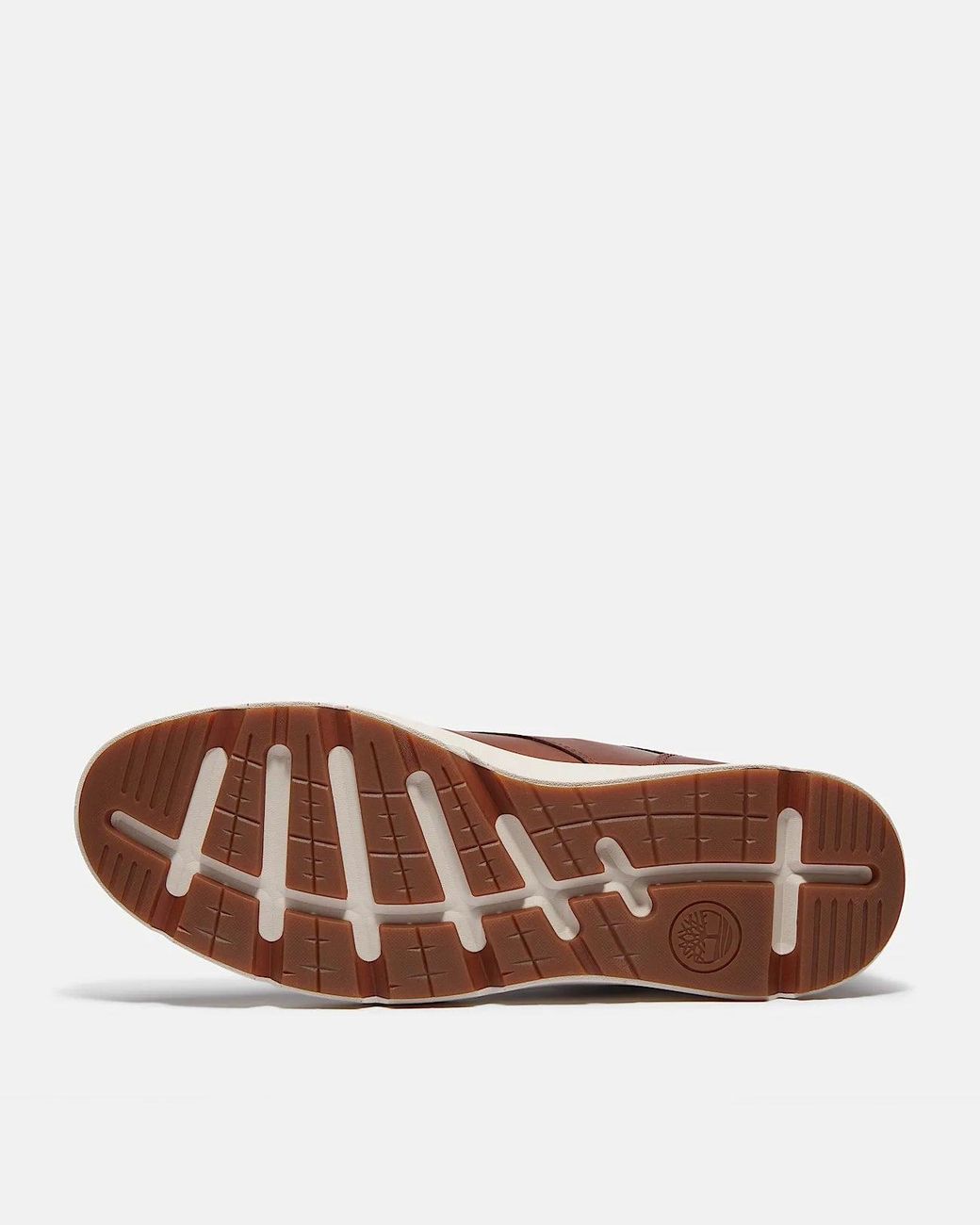 Timberland Brown Parker Street Full Grain Leather Mid Trainers for men