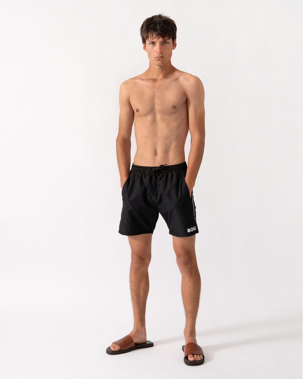 Boss Blue Starfish Swim Shorts Nos for men