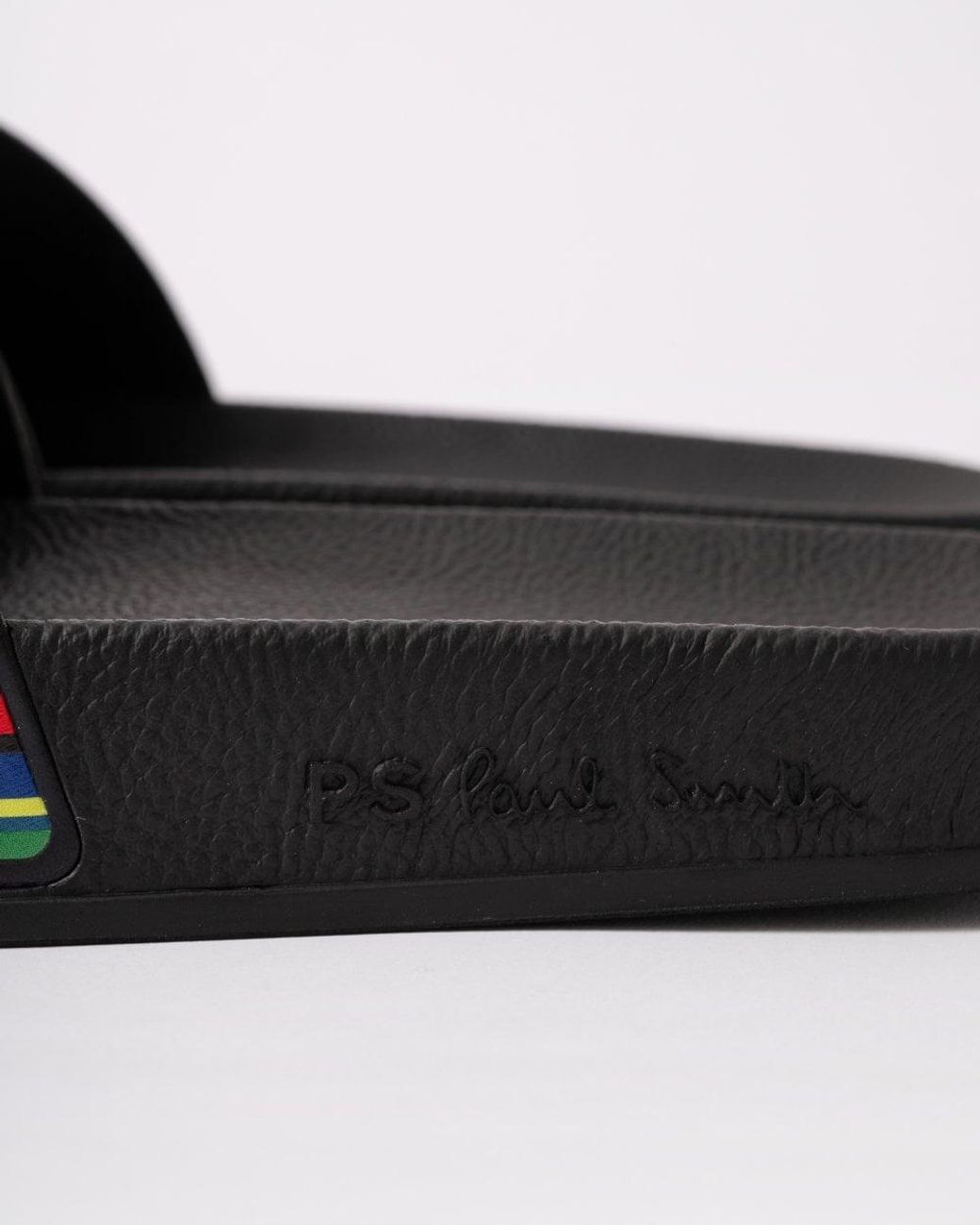 Paul Smith Black Zed Sports Stripe Sandals for men