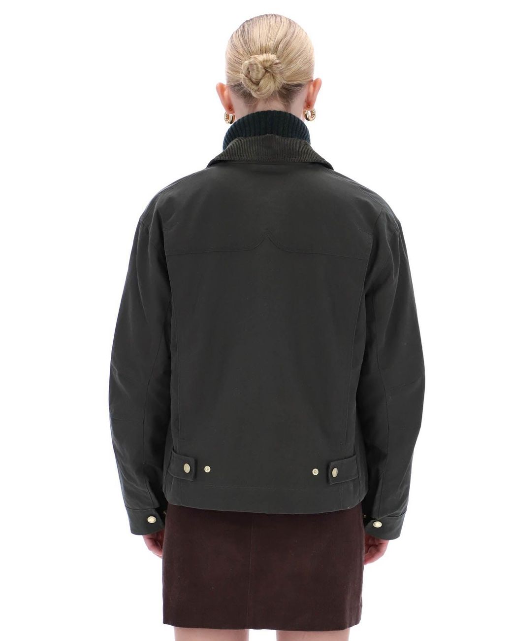 Hunter Black Leith Waxed Jacket