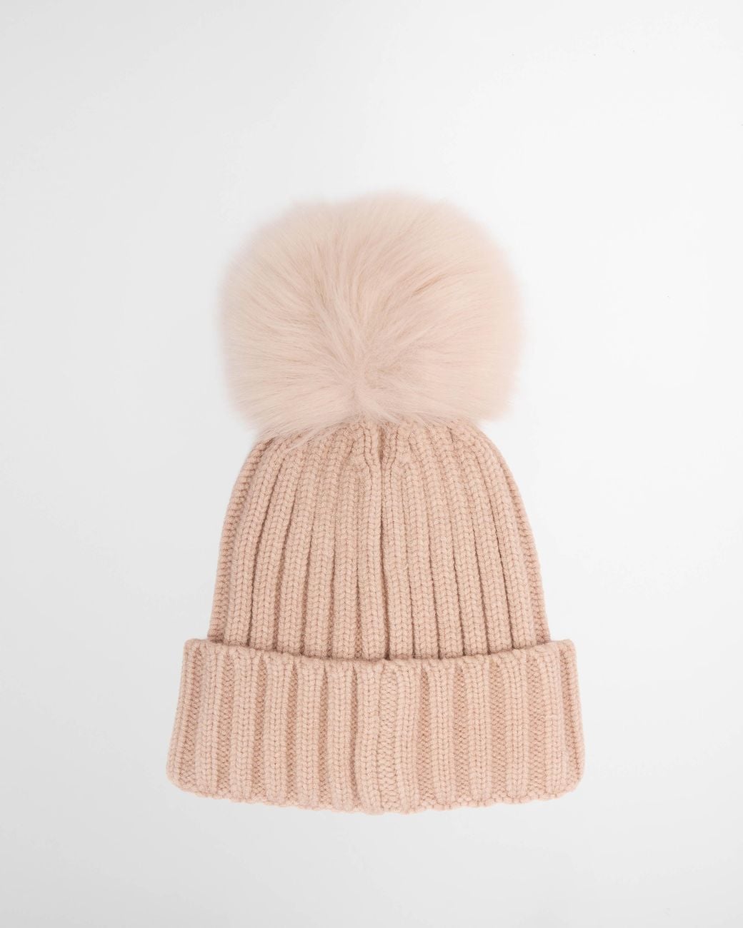 Barbour Pink Conway Knitted Beanie Hat