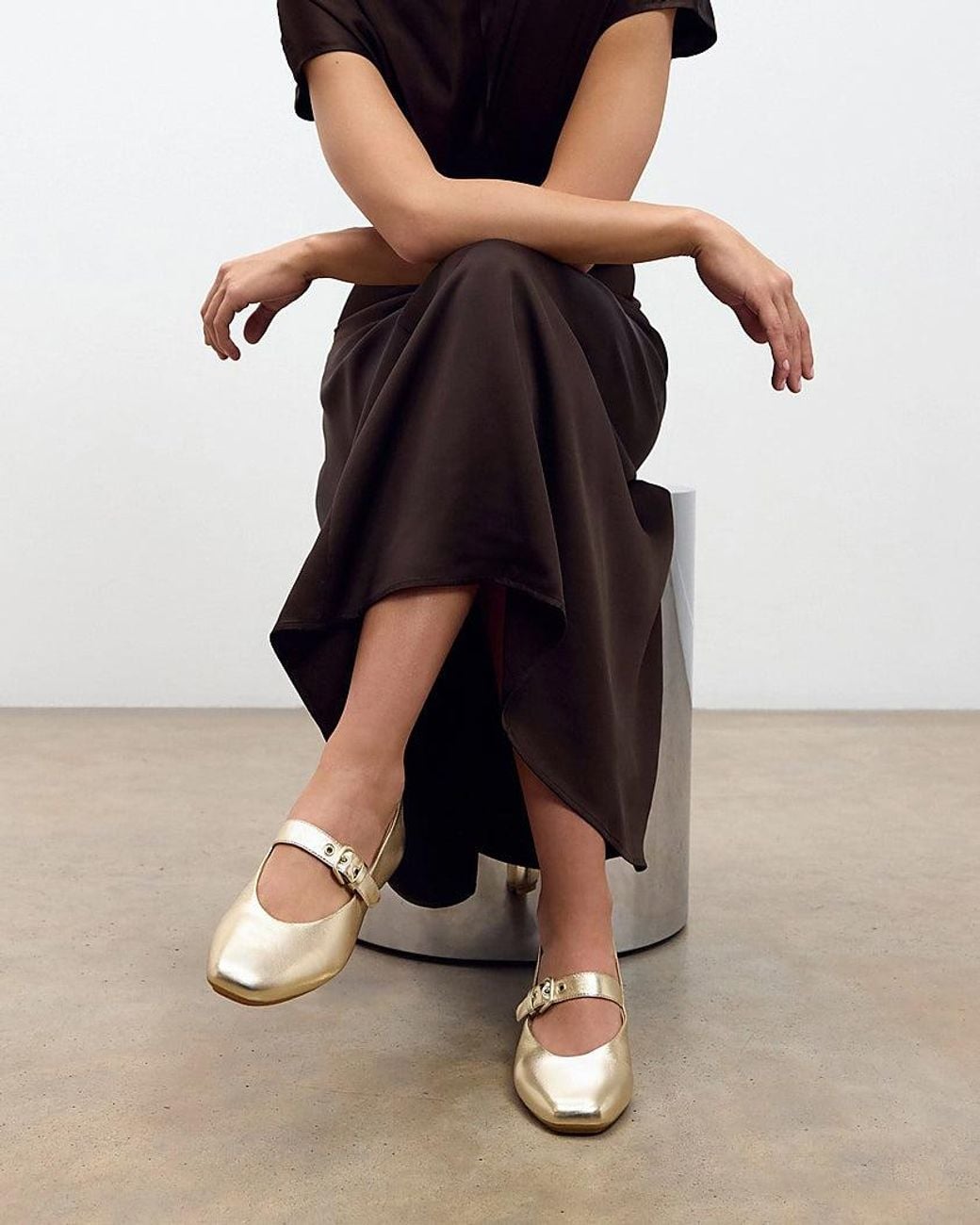 Fitflop White Delicato Leather Mary Jane Shoes