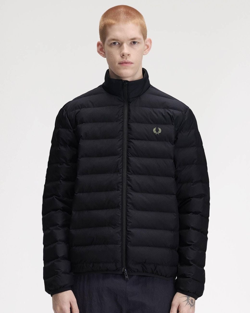 Fred Perry Blue Insulated Jacket for men