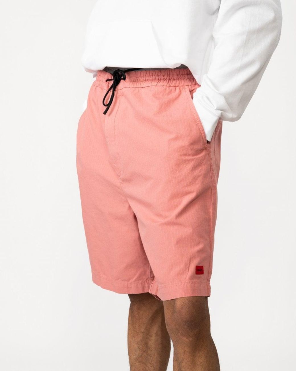 HUGO Pink Dayo232D Shorts for men