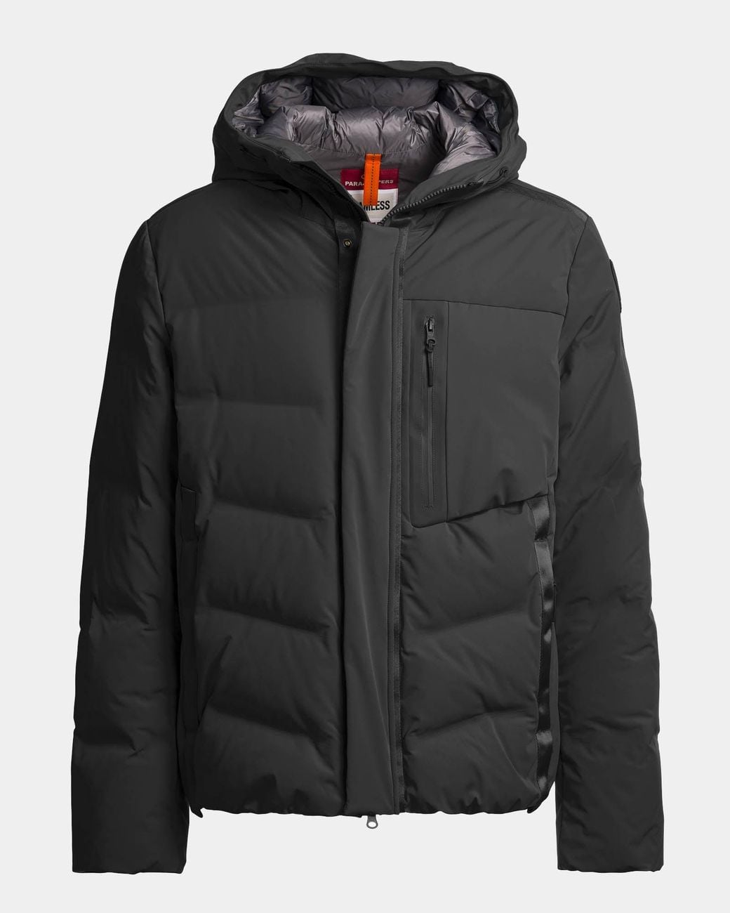 Parajumpers Black Taiga 2.0 Hooded Down Jacket for men