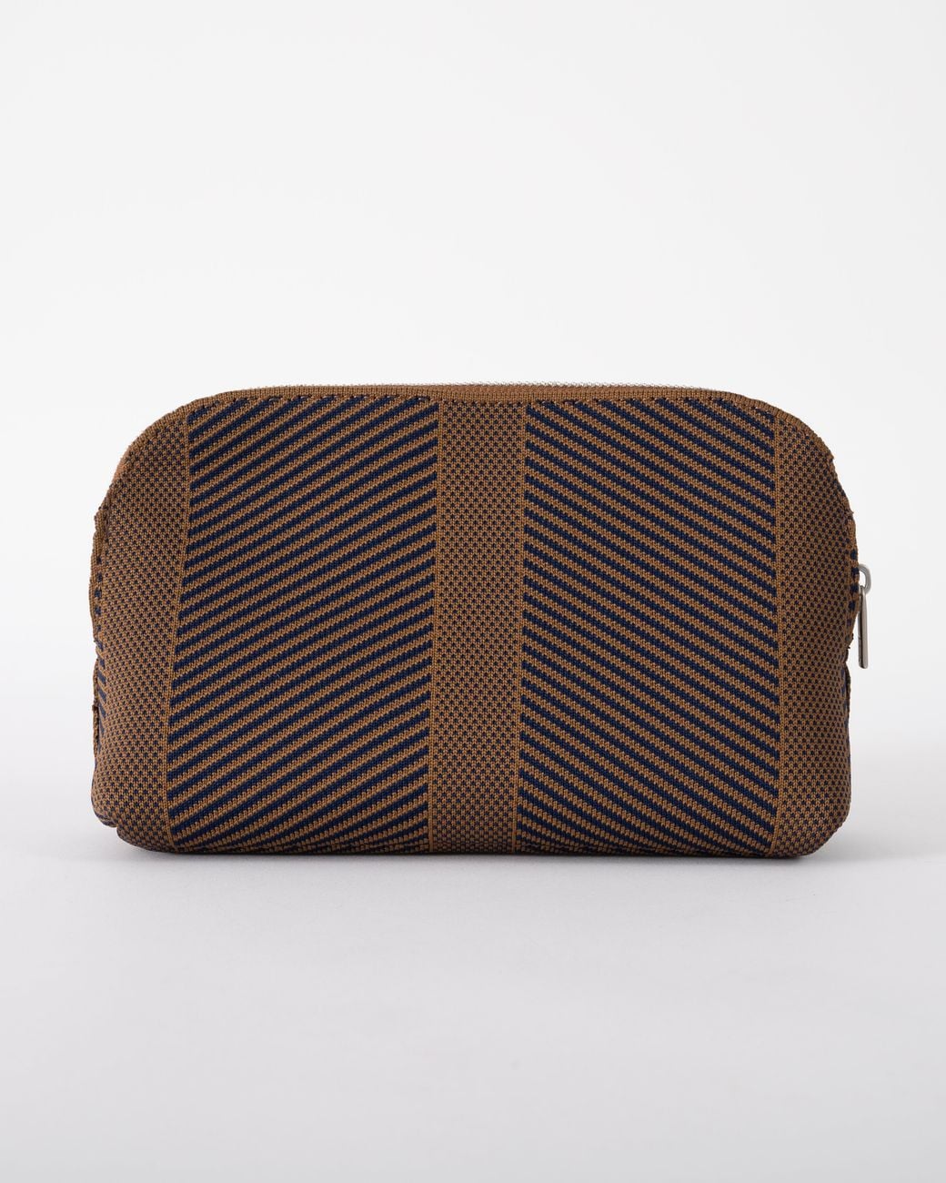 Ilse Jacobsen Brown Knitty Knitted Makeup Bag