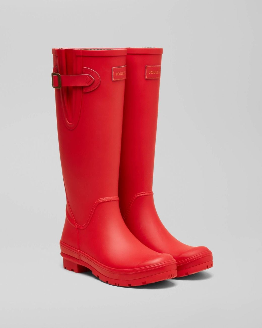 Joules Red Houghton Adjustable Tall Wellies