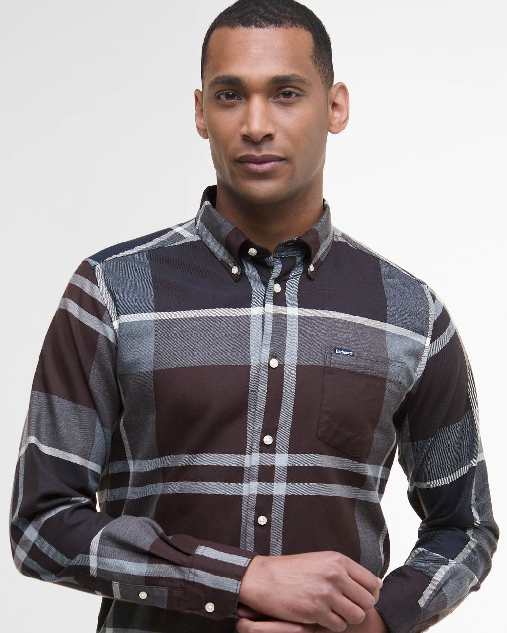 Barbour Black Dunoon Tailored Shirt for men