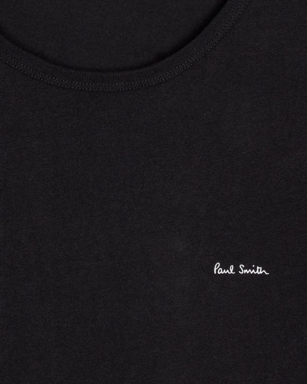 Paul Smith Blue 5 Pack Script Logo T-Shirts for men