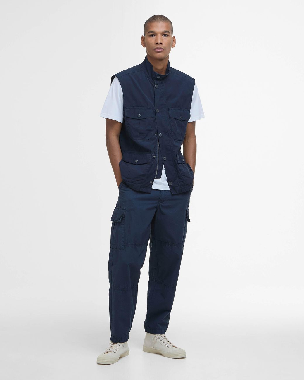 Barbour Blue Corbridge Casual Gilet for men