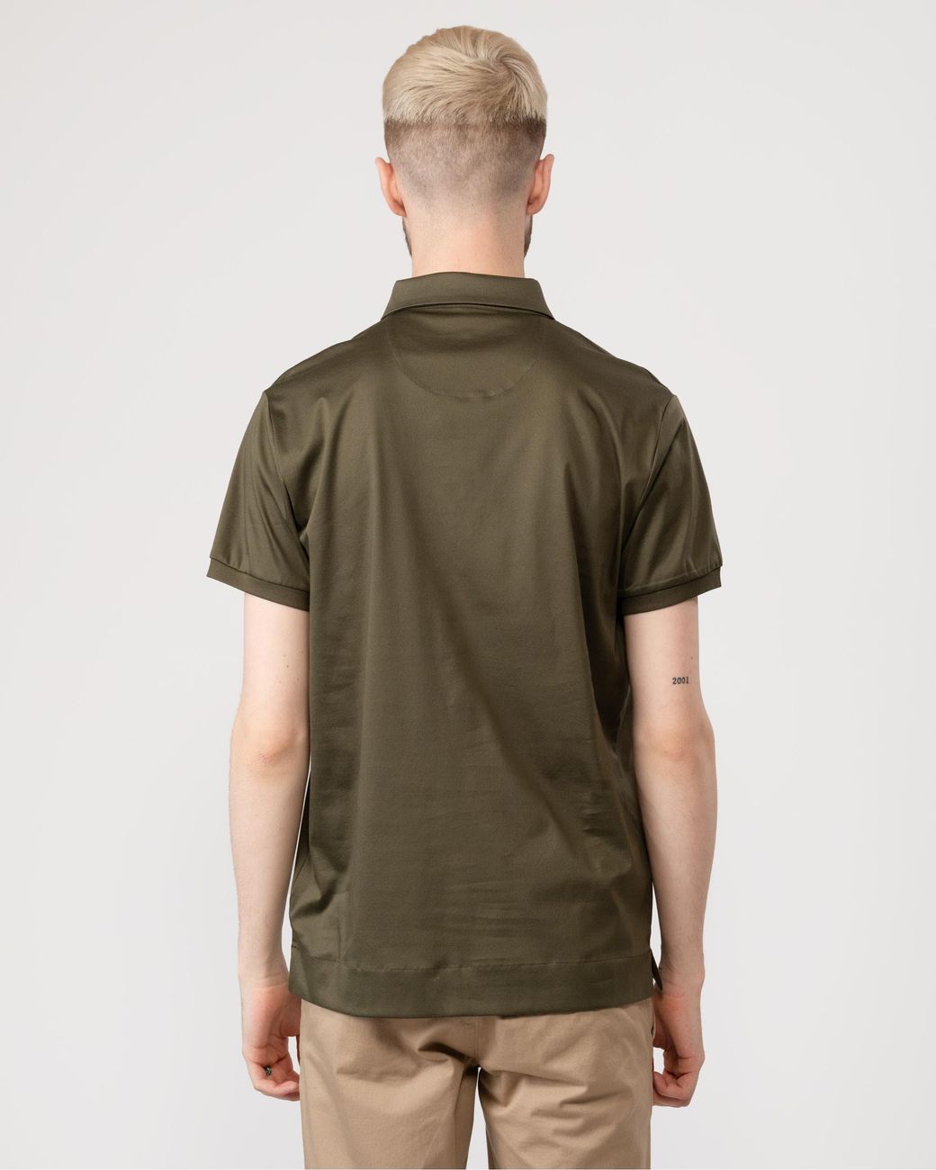 Gant Green Mercerized Jersey Short Sleeve Rugger Size: L for men