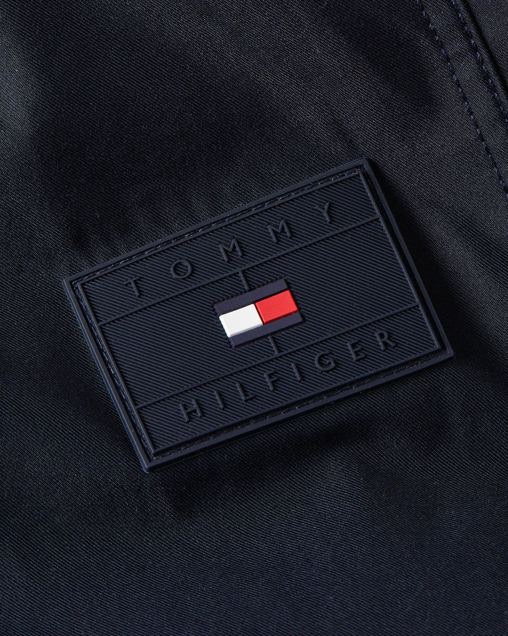 Tommy Hilfiger Blue Flag Embroidery Twill Shirt Jacket for men