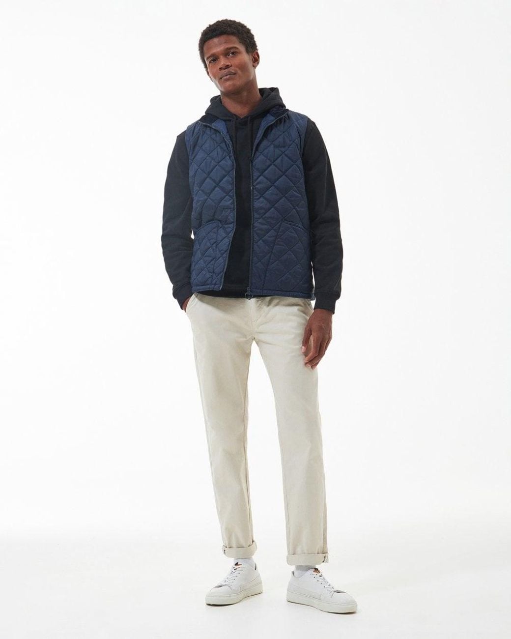 Barbour Blue Monty Gilet Size: M for men