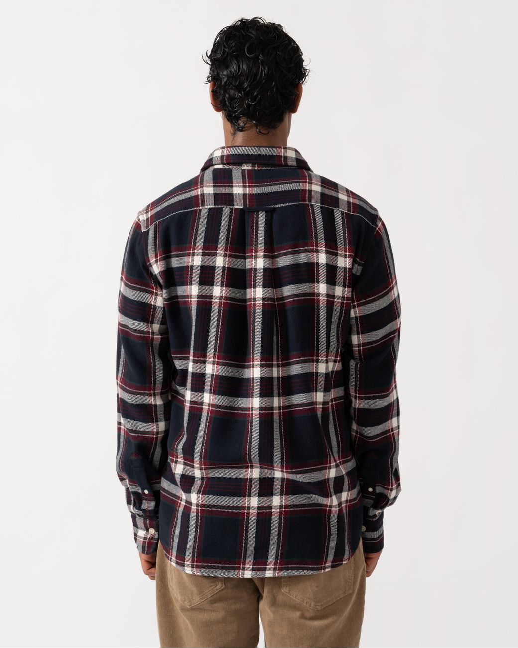 Gant Blue Regular Fit Flannel Check Shirt for men
