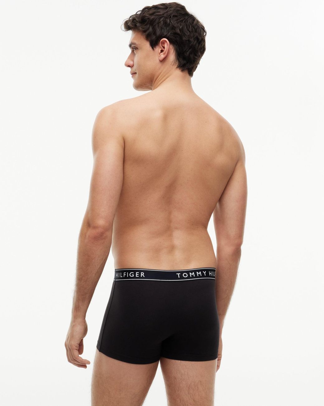 Tommy Hilfiger Blue 3 Pack Waistband Logo Trunks for men
