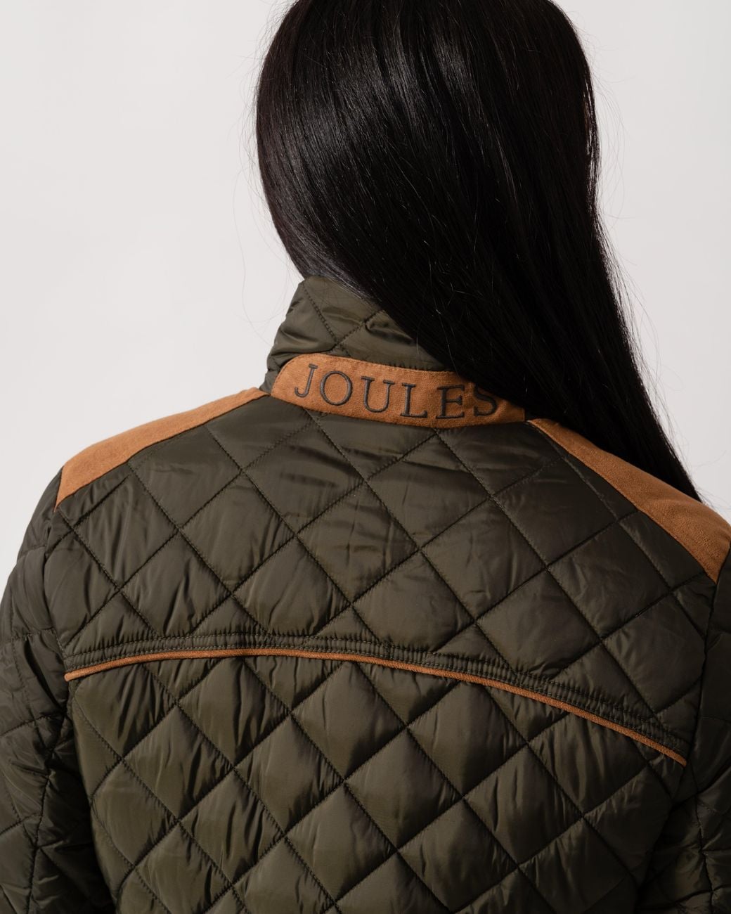 Joules Black Braemar Luxe Quilted Jacket
