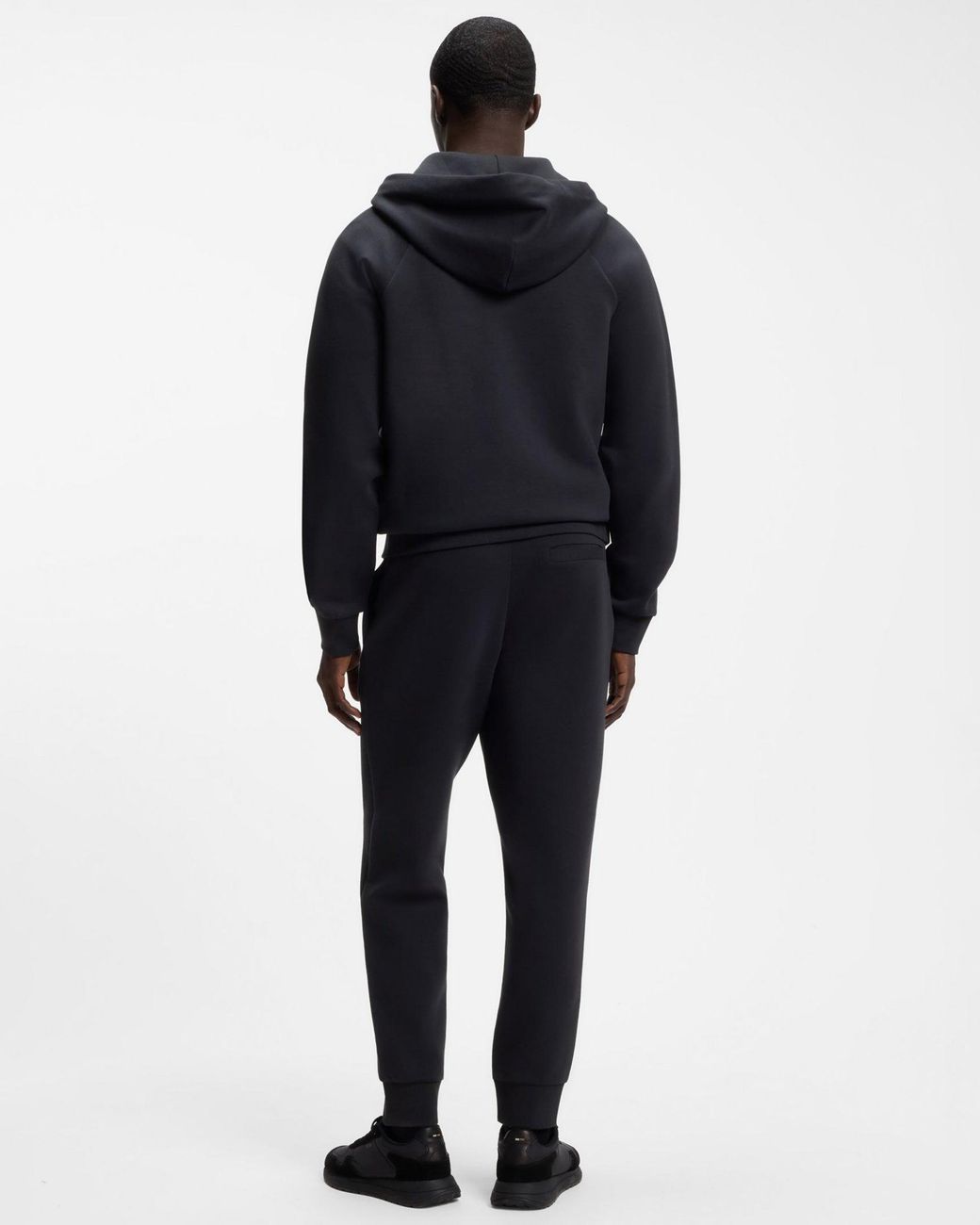 Boss Blue Saggy Zip Hoodie for men