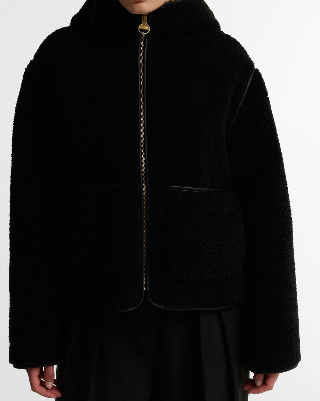 Barbour Black Ramona Fleece Casual Jacket
