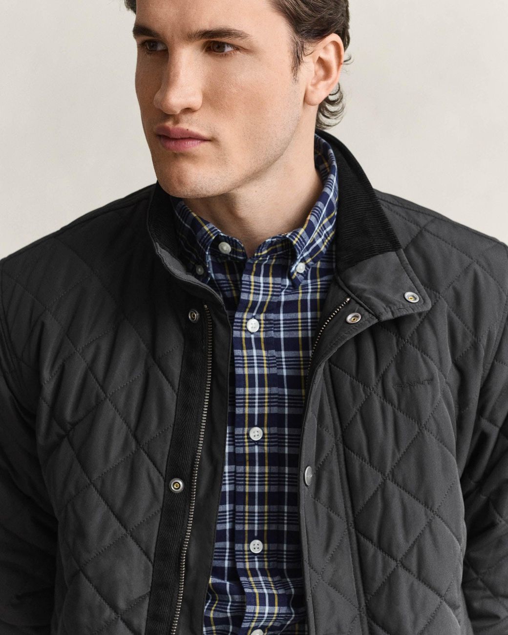 Gant Black Quilted Jacket for men