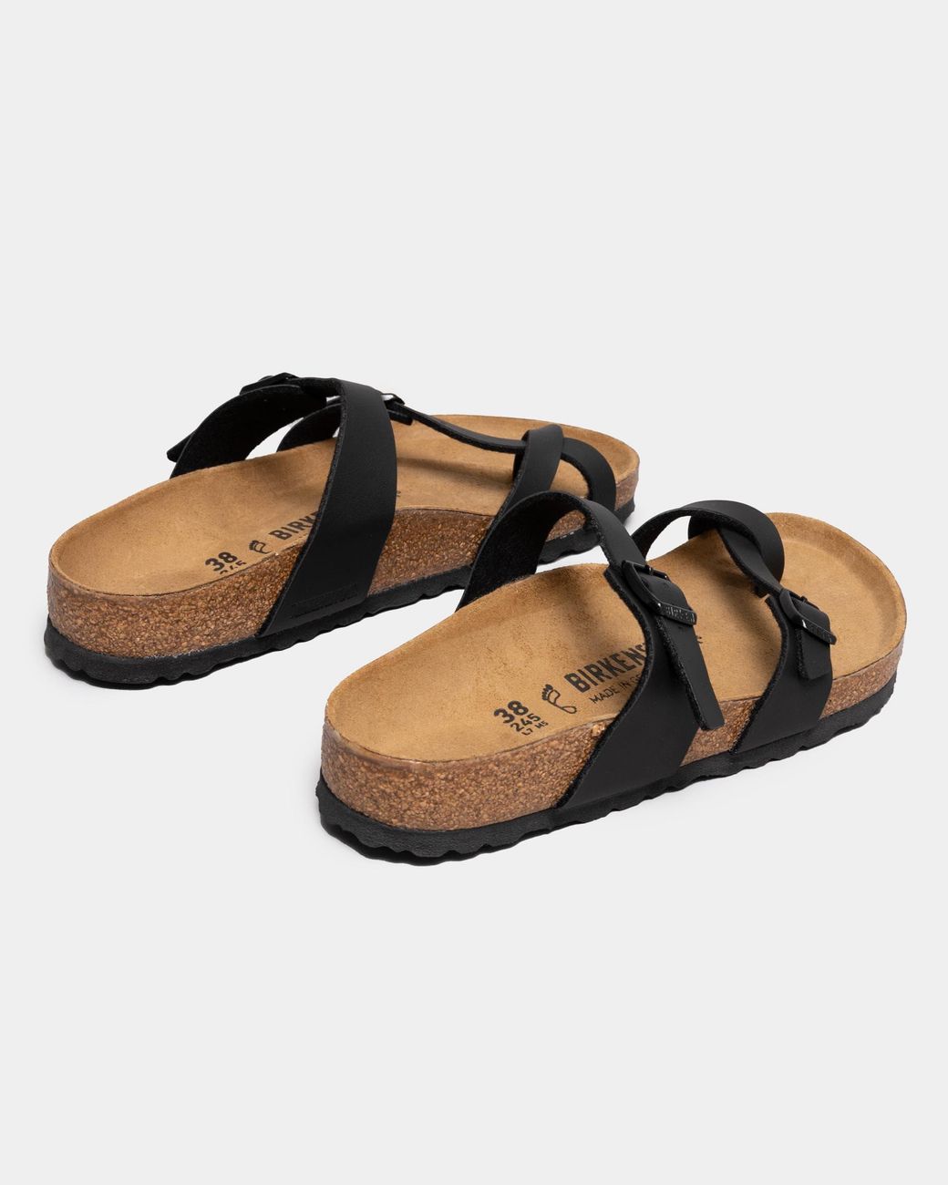 Birkenstock Black Mayari Birko Flor Sandals