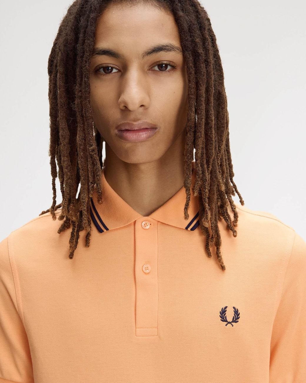 Fred Perry Natural Twin Tipped Signature Polo Shirt for men