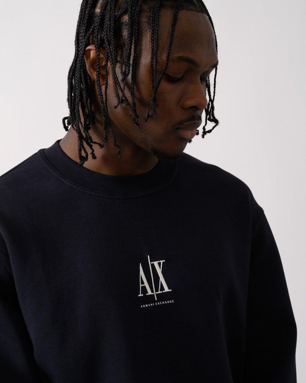 ARMANI EXCHANGE Blue Embroidered A for men