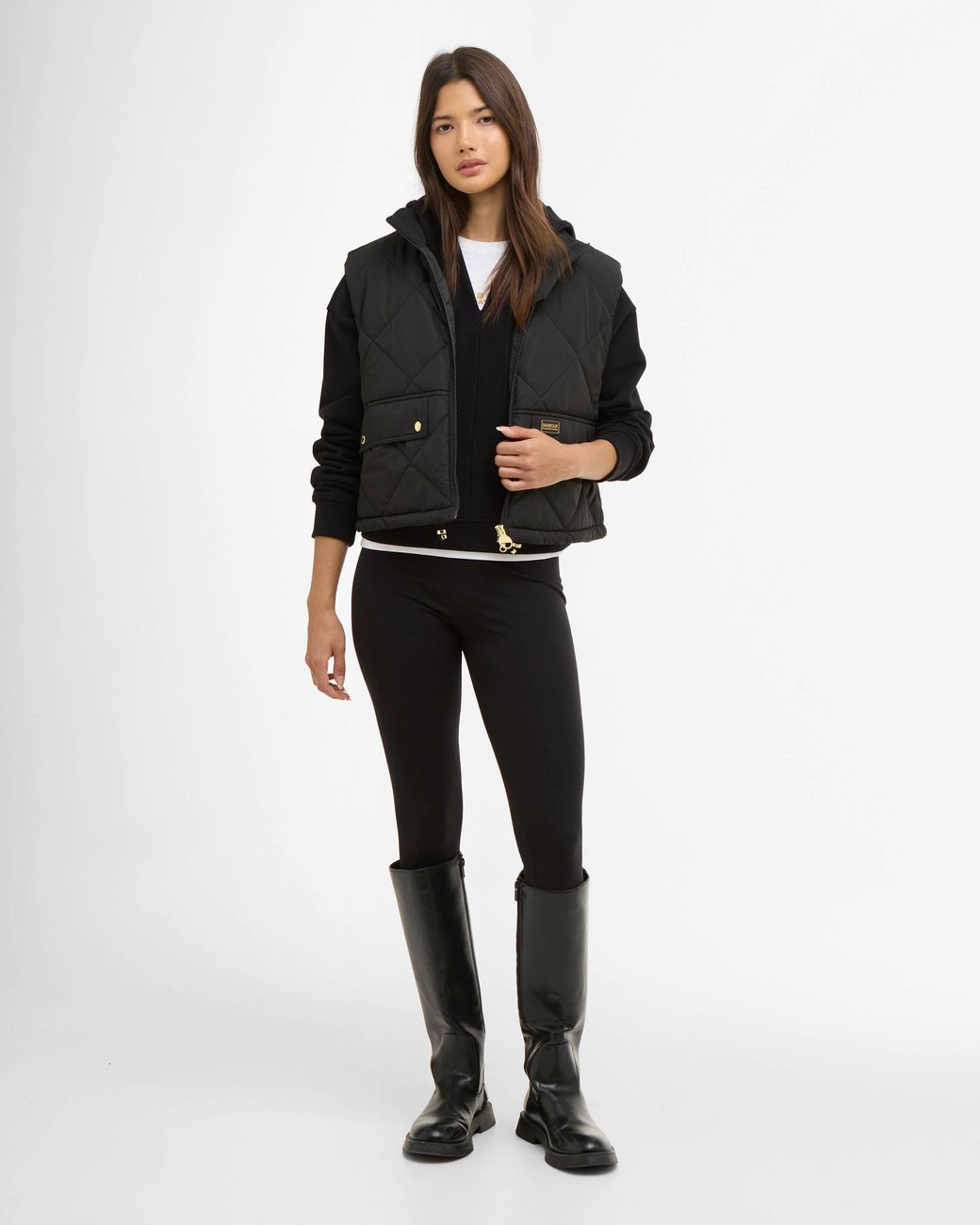 Barbour Black Nia Gilet