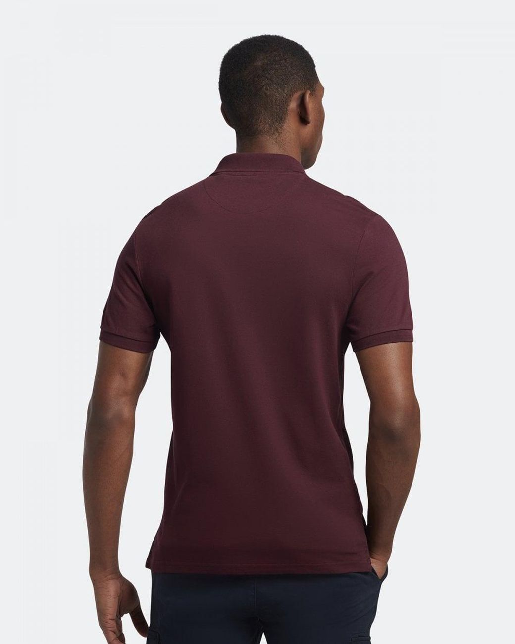Lyle & Scott Purple Lyle & Scott Plain Polo Shirt Sp400Vog for men