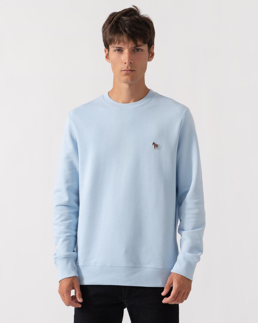 Paul Smith Blue Ps Regular Fit Zebra Logo Sweatshirt for men