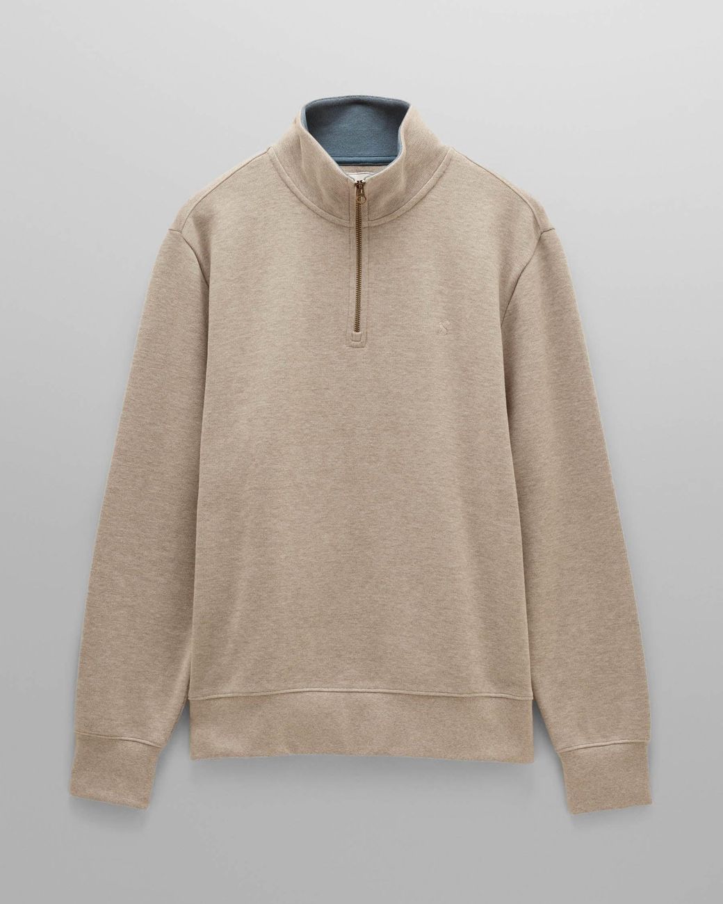 Joules Natural Alistair 1/4 Zip Sweatshirt for men