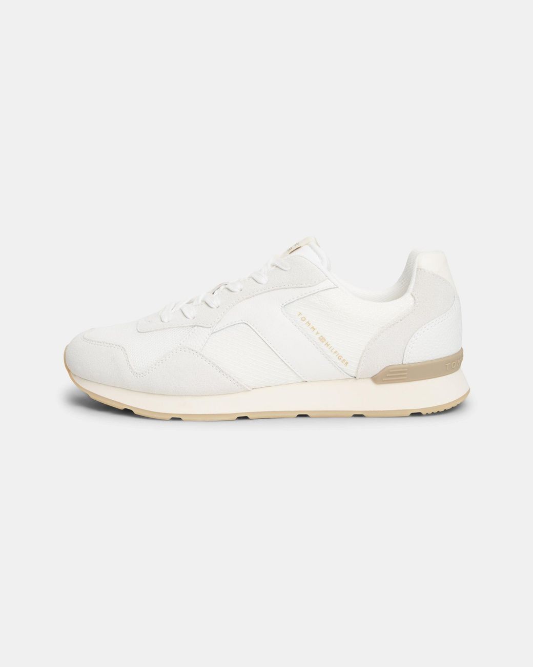 Tommy Hilfiger White Th Core Mix Trainers for men