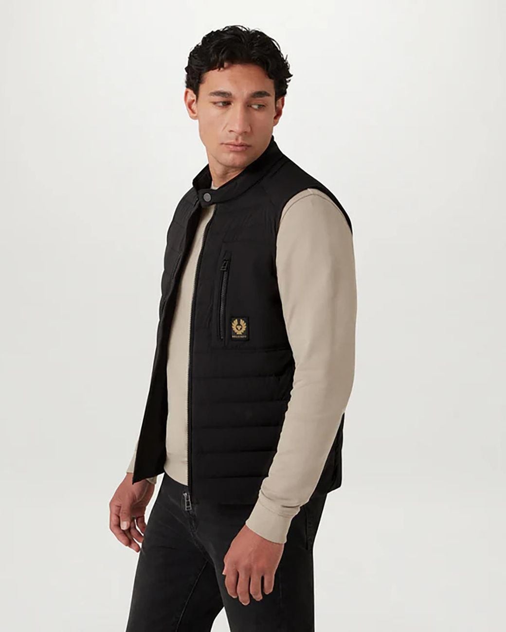 Belstaff Black Chassis Gilet for men