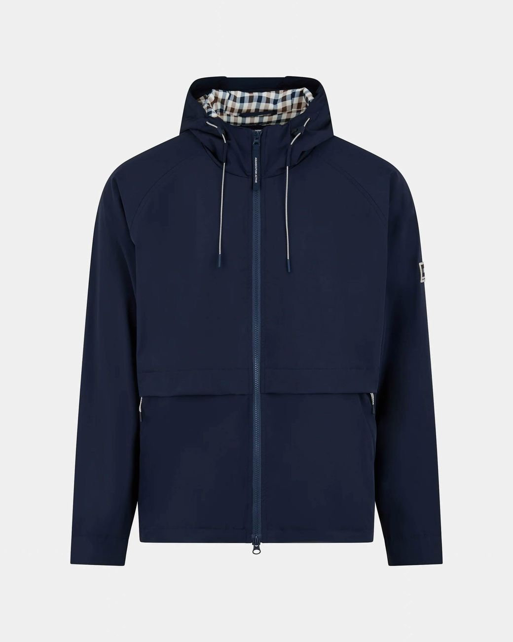 Aquascutum Blue Shell Sp Hooded Jacket for men