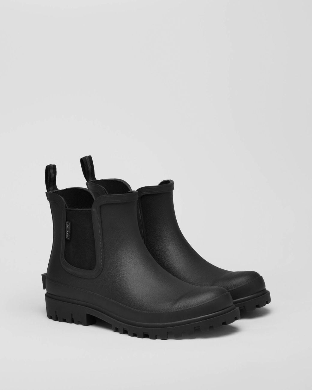 Joules Black Short Welly for men