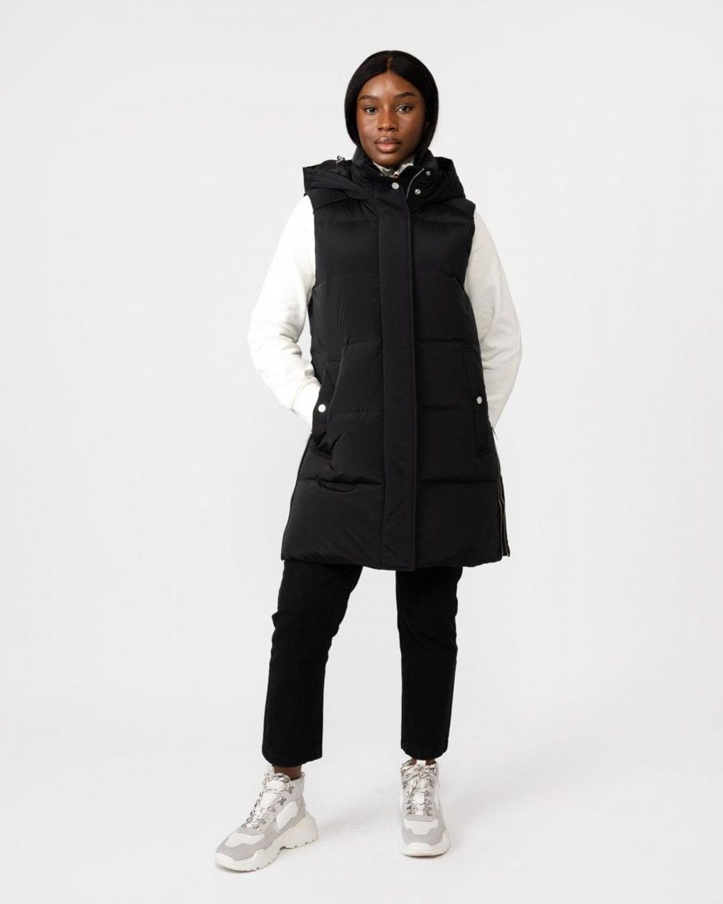 Woolrich Black Alsea Down Vest Size: L