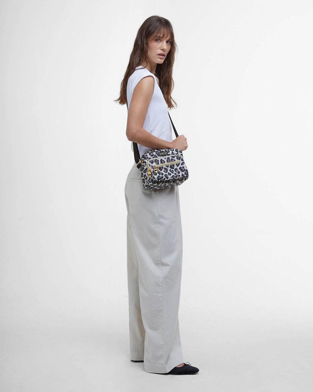 Barbour White Priya Sleeveless Top