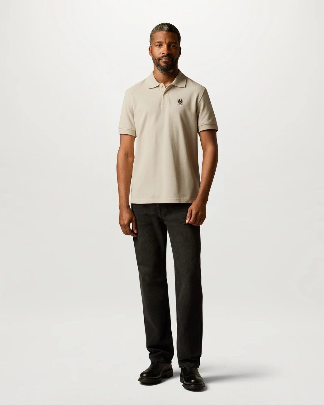 Belstaff Natural Logo Polo for men