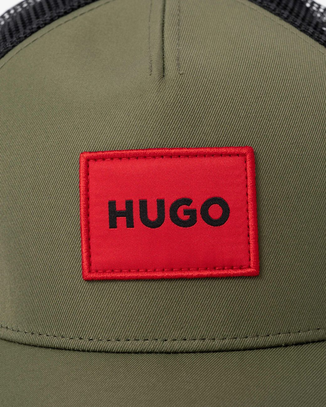 HUGO Green Kody Logo Patch Cap for men