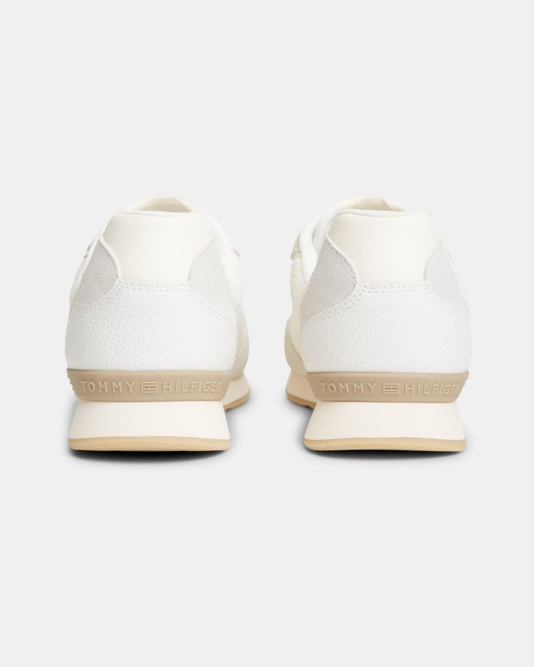 Tommy Hilfiger White Th Core Mix Trainers for men