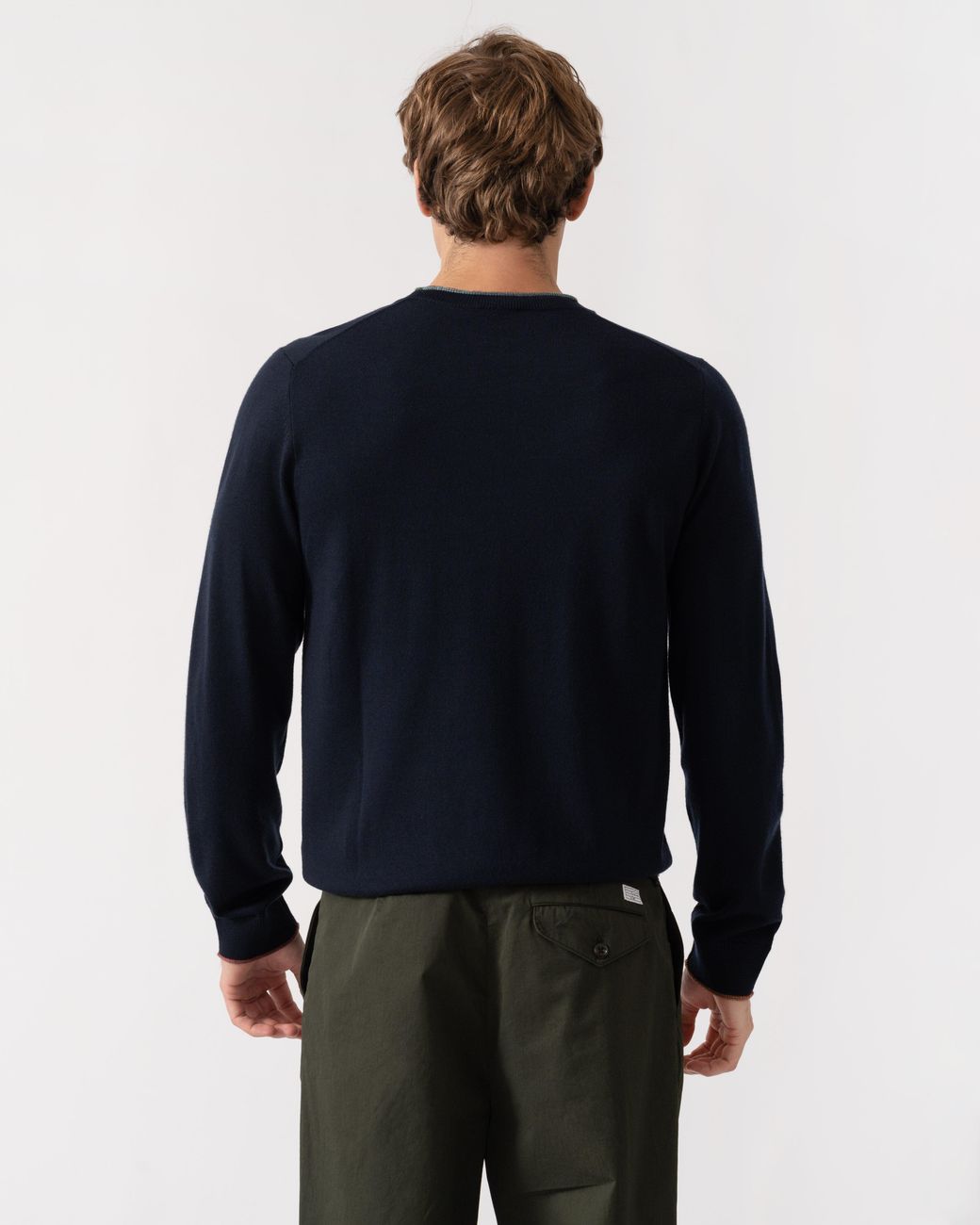 Paul Smith Blue Ps Plain Crew Neck Sweater for men