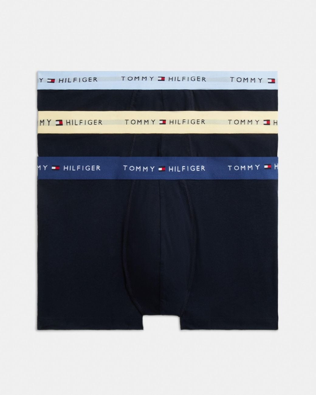 Tommy Hilfiger Blue 3-Pack Logo Waistband Trunks for men