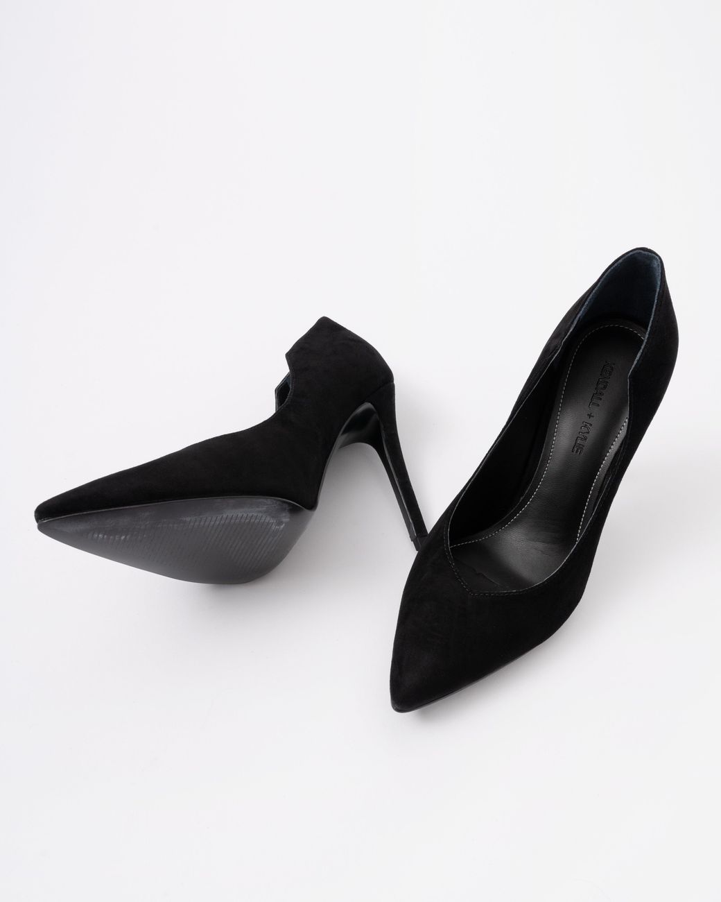 Kendall + Kylie Black Abi Heels
