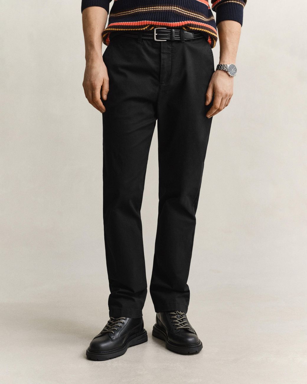 Gant Black Classic Regular Chinos for men