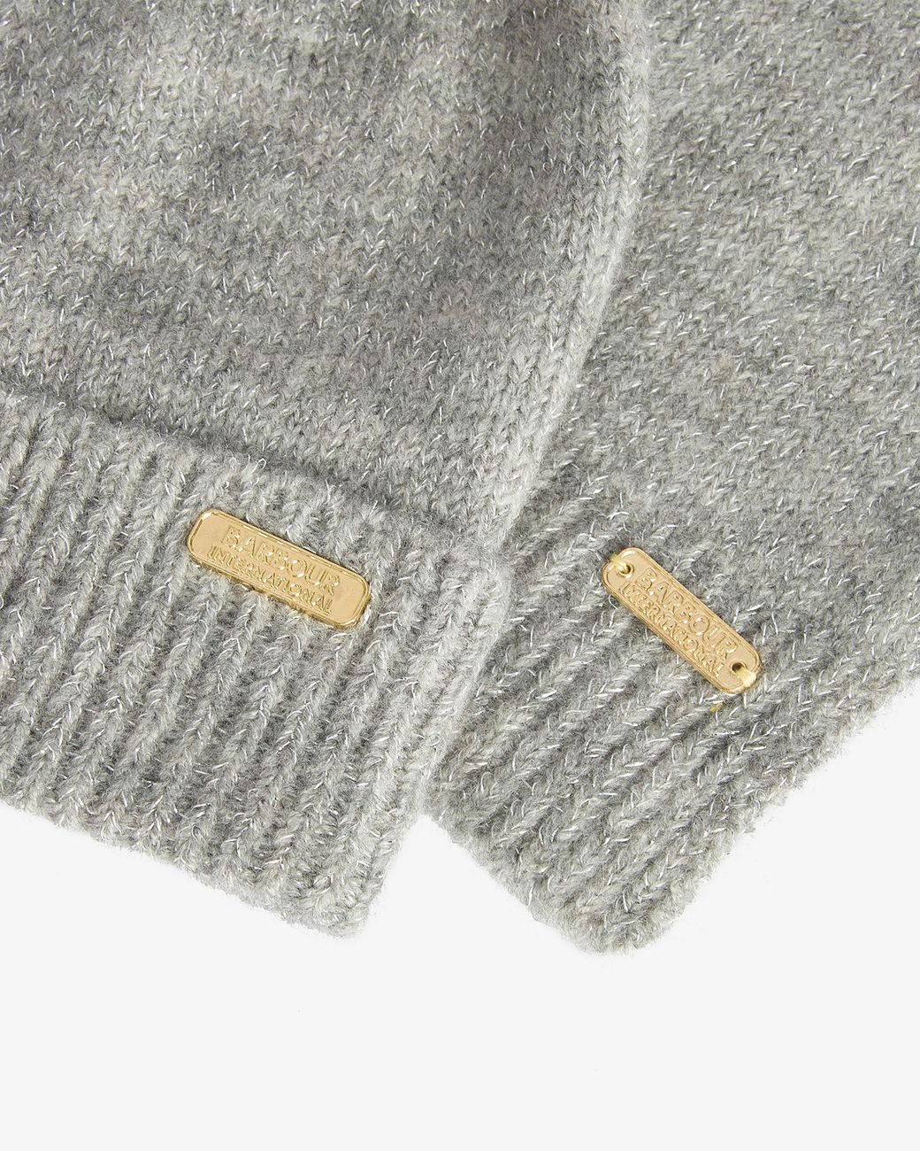 Barbour Gray Sparkle Beanie/Scarf