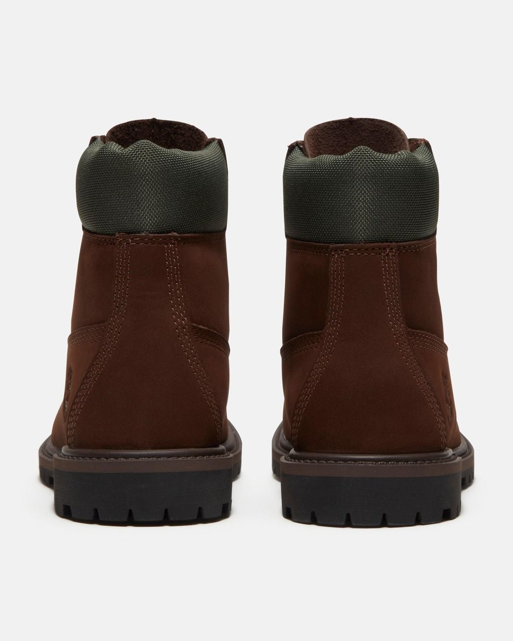 Timberland Brown Premium 6 Inch Waterproof Nubuck Boots